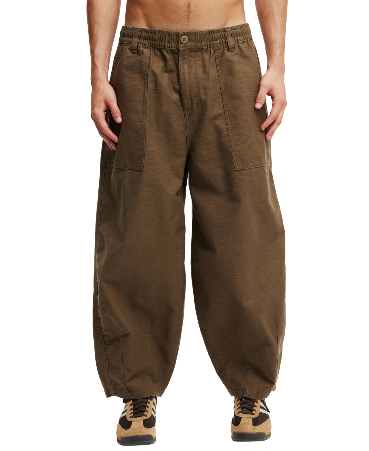 Shop Cotton On Men's Super Baggy Pants In Chocolate