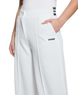 Women's Seam-Front Wide-Leg Pants