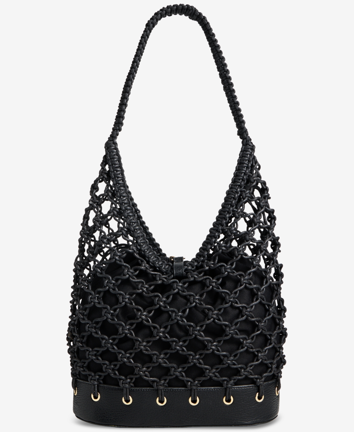 Inc International Concepts Kahtt Macrame Hobo Bag, Exclusively At Macy's