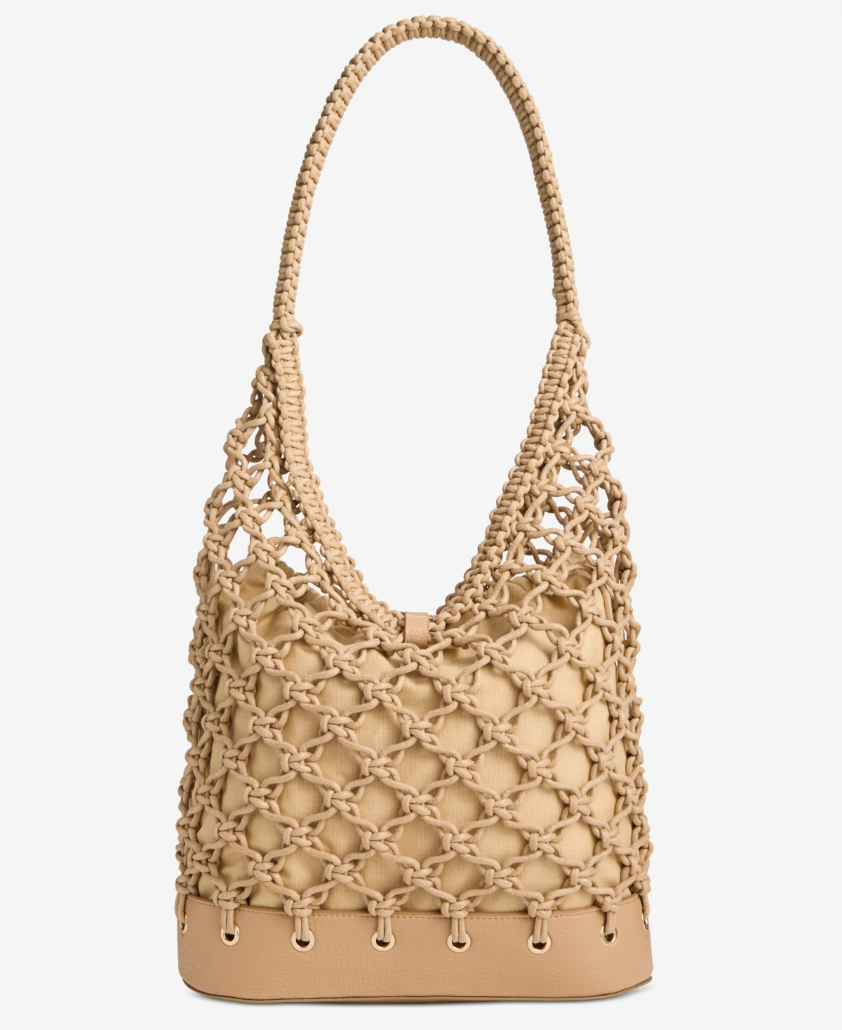 Inc International Concepts Kahtt Macrame Hobo Bag, Exclusively At Macy's
