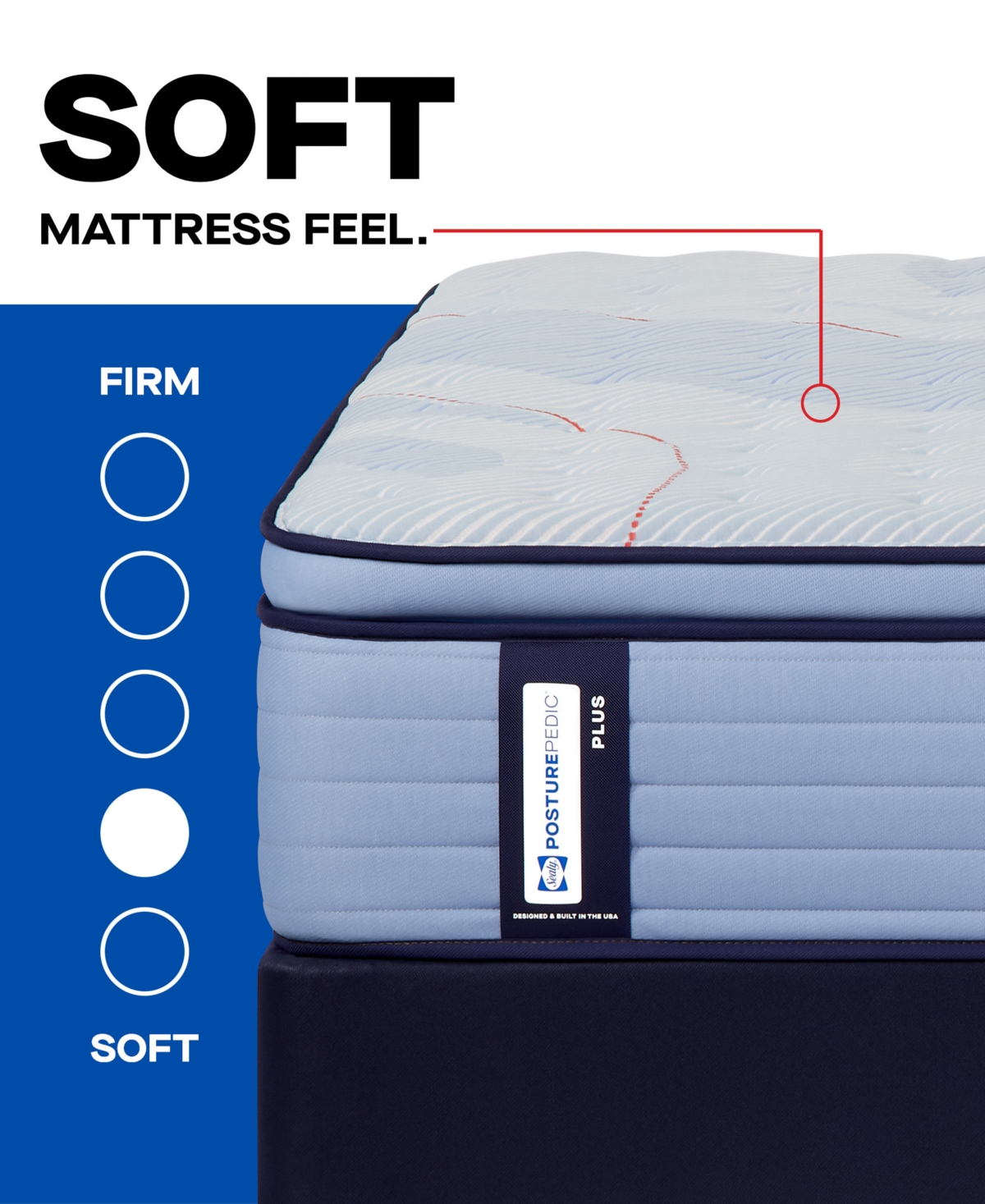 Shop Sealy Posturepedic Kersall 15" Soft Euro Pillowtop Mattress