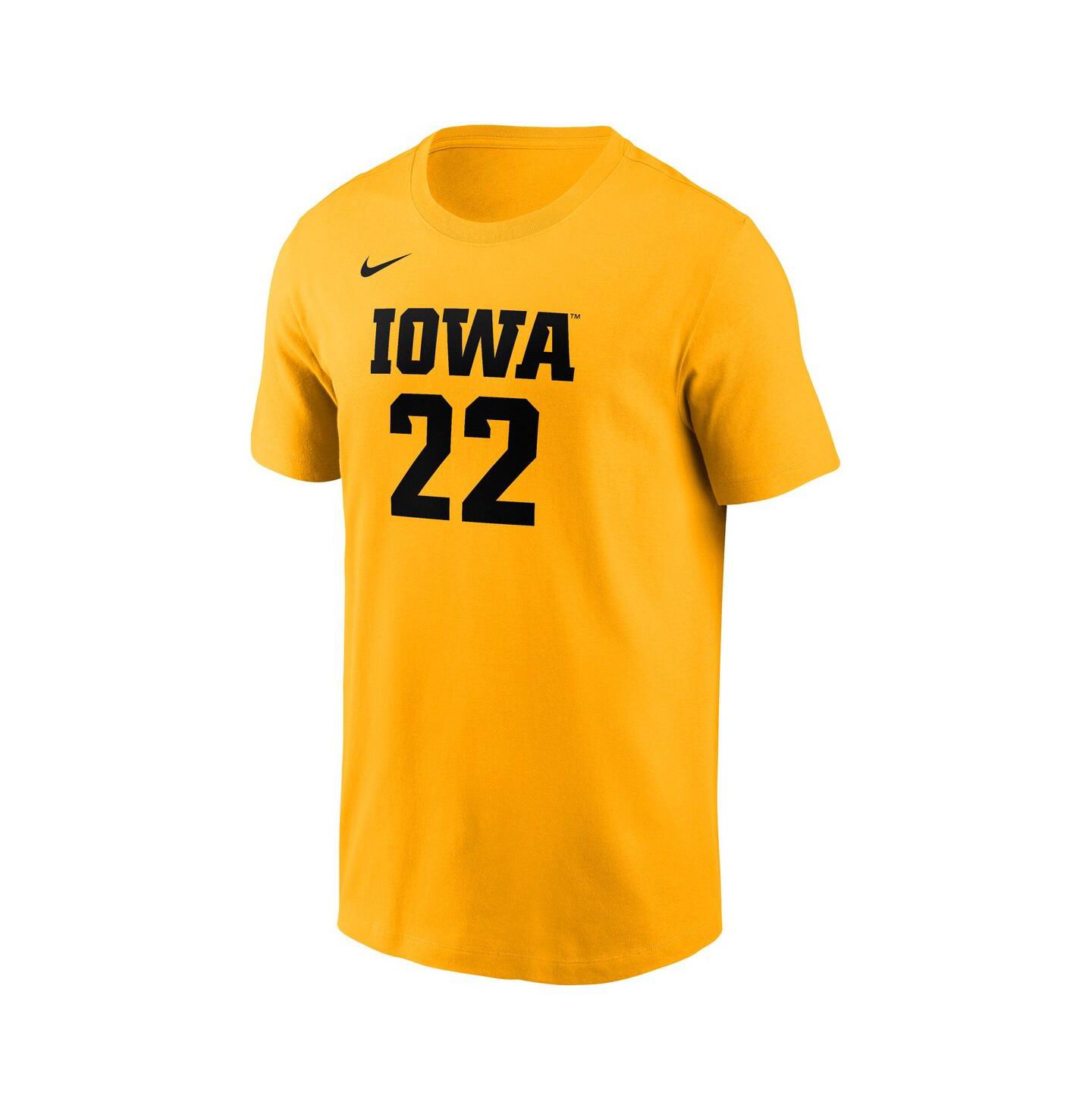 Футболка Nike Caitlin Clark Gold Iowa Hawkeyes Retired Player Name & Number — фото 3