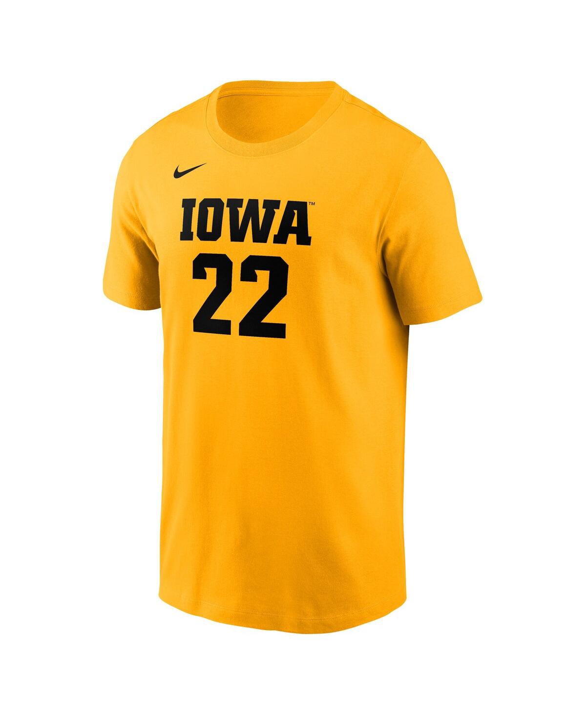 Nike Men's And Women's Caitlin Clark Gold Iowa Hawkeyes Retired Player Name Number T-shirt In Gold