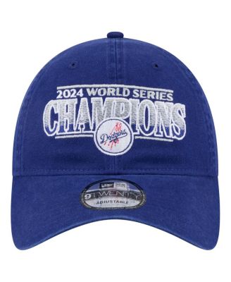 Men's Royal Los Angeles Dodgers 2024 World Series Champions 9TWENTY Adjustable Hat