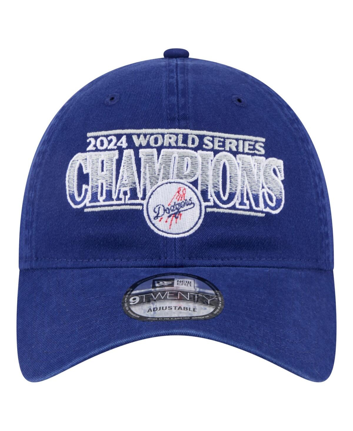 NEW ERA MEN'S ROYAL LOS ANGELES DODGERS 2024 WORLD SERIES CHAMPIONS 9TWENTY ADJUSTABLE HAT 