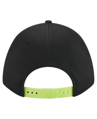 Men's Black Columbus Crew 2025 Jersey Hook 9FORTY M-Crown Adjustable Hat