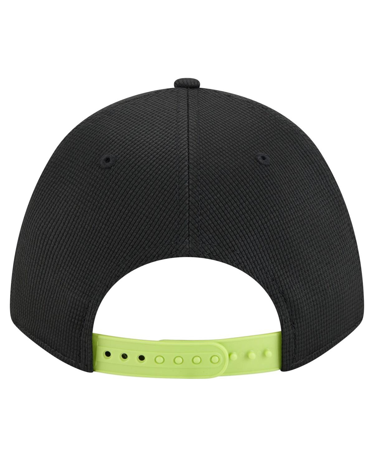 New Era Men's Black Columbus Crew 2025 Jersey Hook 9FORTY M-Crown Adjustable Hat