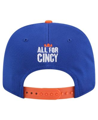 Men's Blue/Orange FC Cincinnati 2025 Jersey Hook 9SEVENTY Stretch-Snap Hat