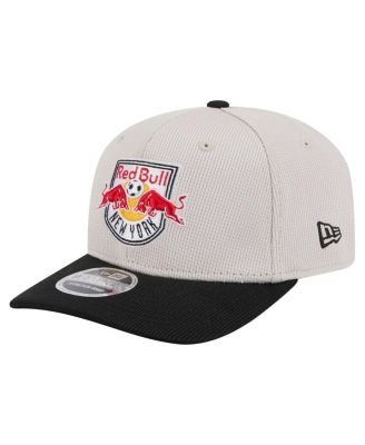 Men's Khaki/Black New York Red Bulls 2025 Jersey Hook 9SEVENTY Stretch-Snap Hat