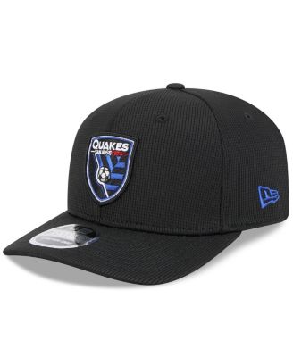 Men's Black San Jose Earthquakes 2025 Jersey Hook 9SEVENTY Stretch-Snap Hat