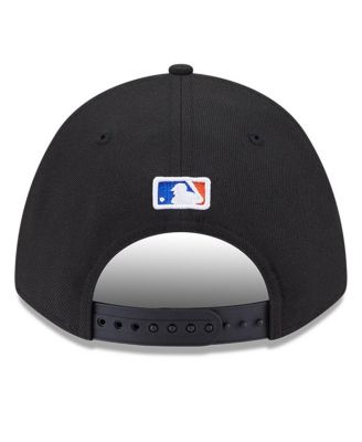 Men's Black New York Mets Player Replica 9FORTY Adjustable Hat