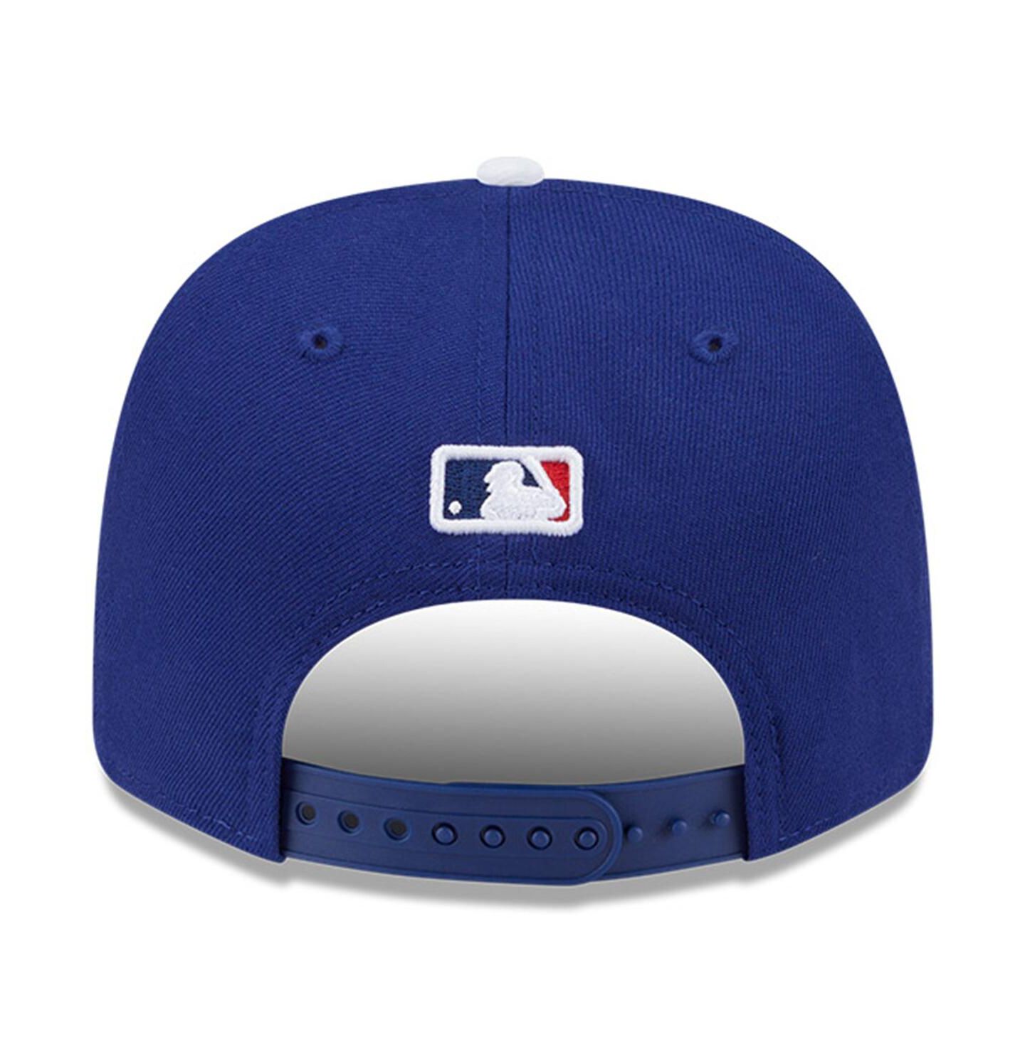 Мужская кепка New Era Royal Los Angeles Dodgers Player Replica 9SEVENTY Adjustable Hat — фото 2