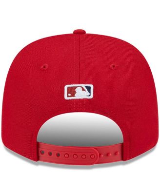 Men's Red Washington Nationals Player Replica 9SEVENTY Adjustable Hat