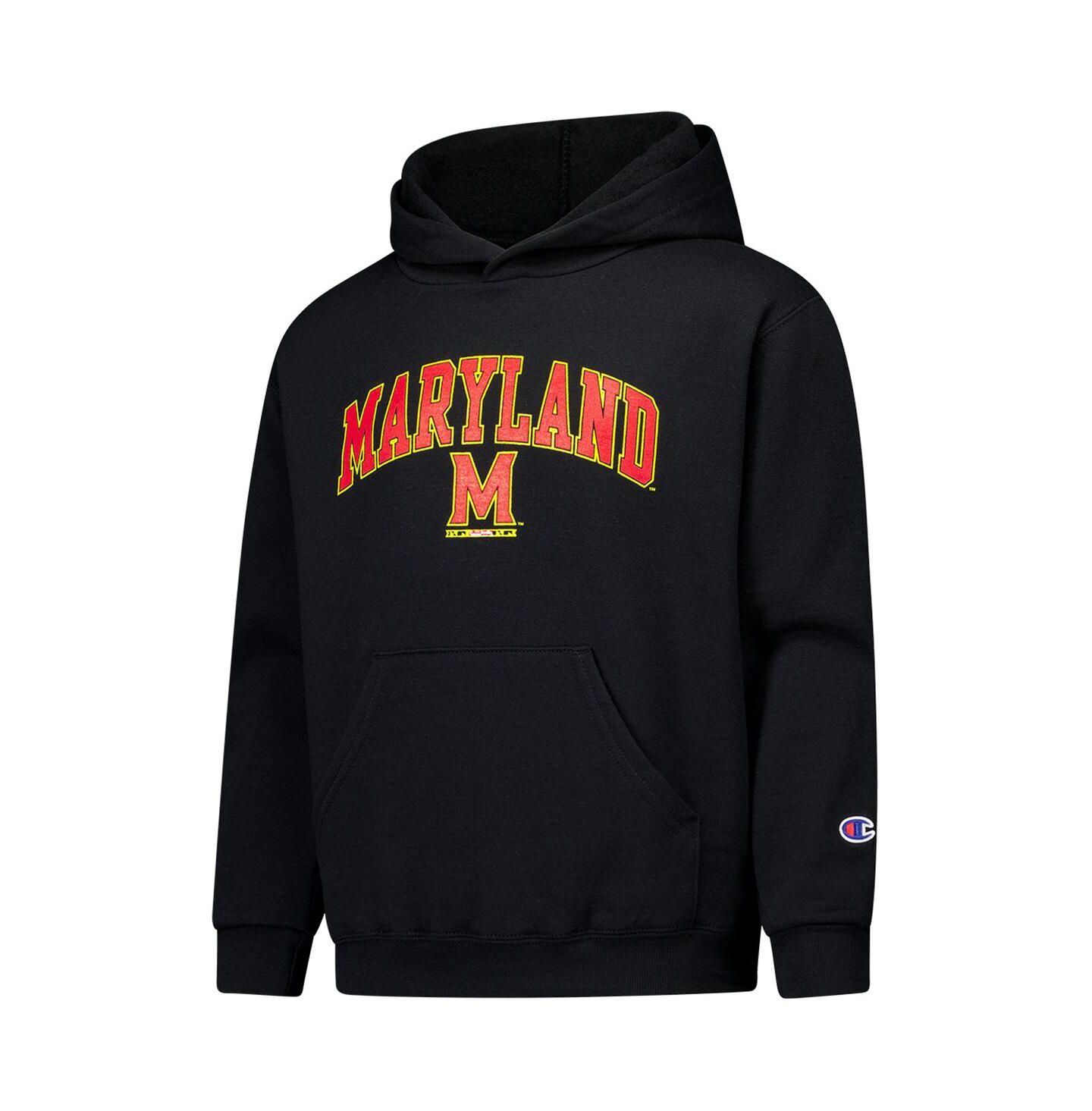 Детское худи Champion Black Maryland Terrapins Campus Pullover — фото 3