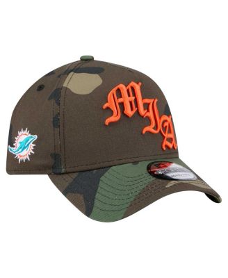 Men's Camo Miami Dolphins Mystic Camo A-Frame 9FORTY Adjustable Hat