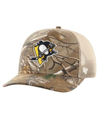 '47 Brand - Men's  Realtree Camo Pittsburgh Penguins Logo Trucker Adjustable Hat