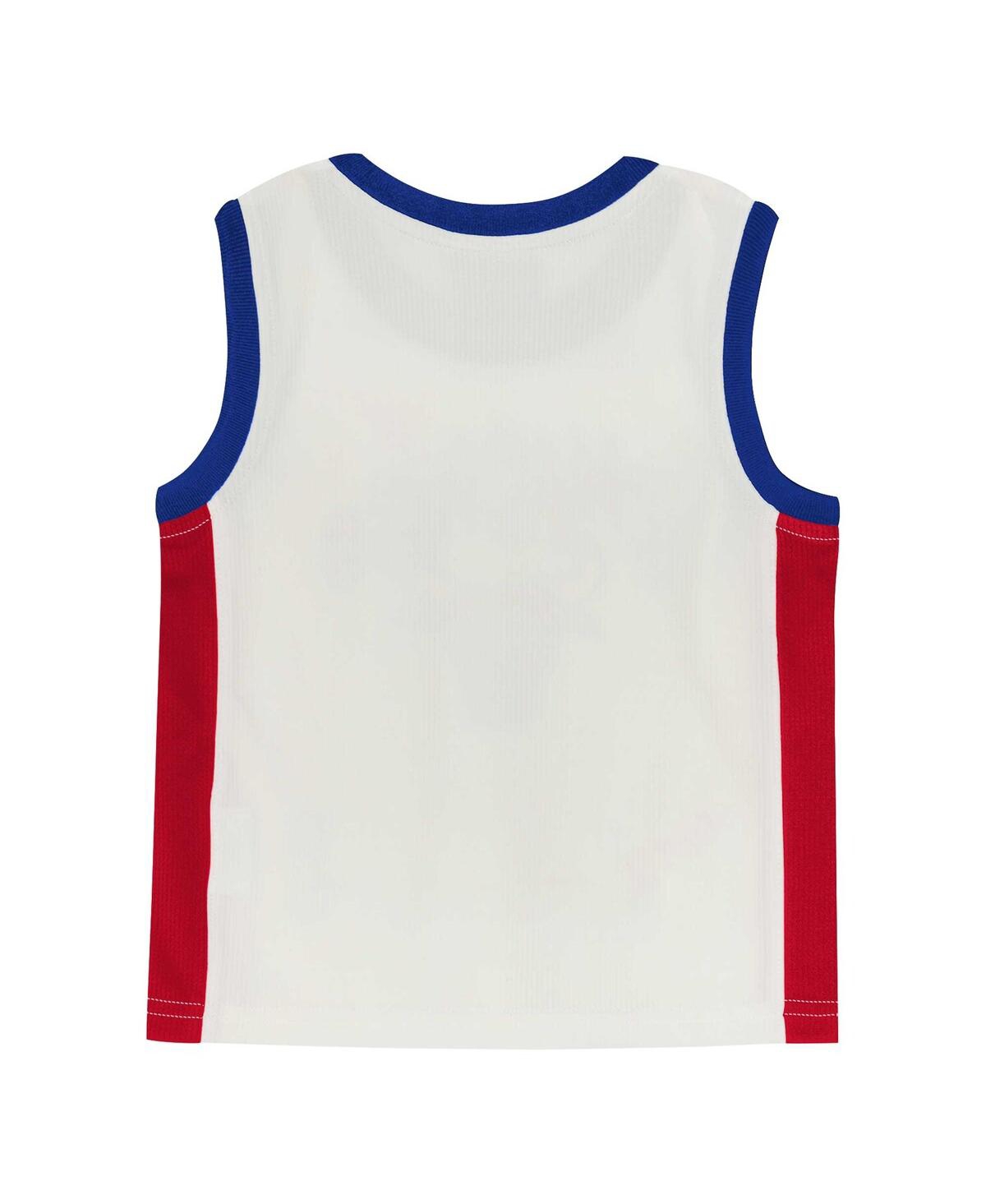 Outerstuff Preschool Philadelphia 76ers Mesh Tank Top And Shorts Set In White
