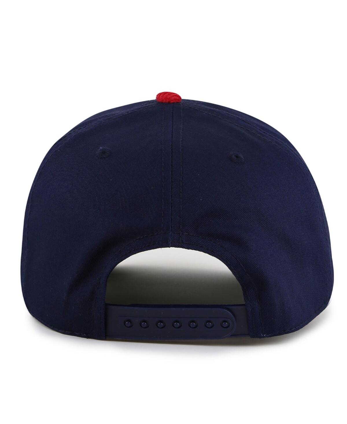 AMERICAN NEEDLE MEN'S NAVY/RED WASHINGTON CAPITALS BURNETT ADJUSTABLE HAT 