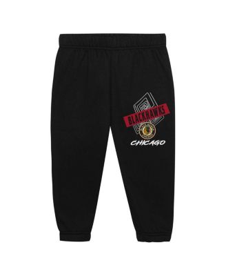 Toddler 2-Piece Chicago Blackhawks Oversized Block Buster Fleece Sweatshirt and Pants Set