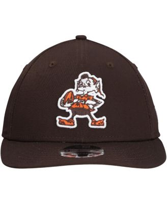 Men's Brown Cleveland Browns Main Low Profile 9FIFTY Snapback Hat