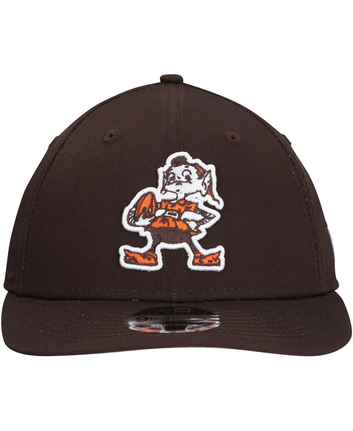 NEW ERA MEN'S BROWN CLEVELAND BROWNS MAIN LOW PROFILE 9FIFTY SNAPBACK HAT 