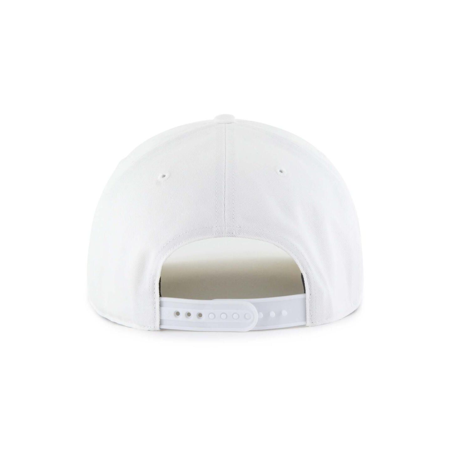 Мужская кепка '47 Brand White Ty Gibbs Roscoe Hitch Adjustable Hat — фото 2
