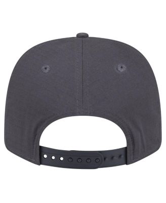 Men's Graphite Los Angeles Lakers Team Elevated Patch 9SEVENTY Adjustable Hat