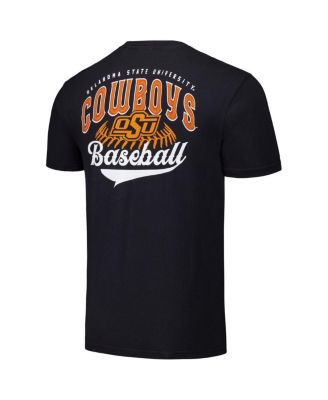 Men's Black Oklahoma State Cowboys Baseball Comfort Colors T-Shirt