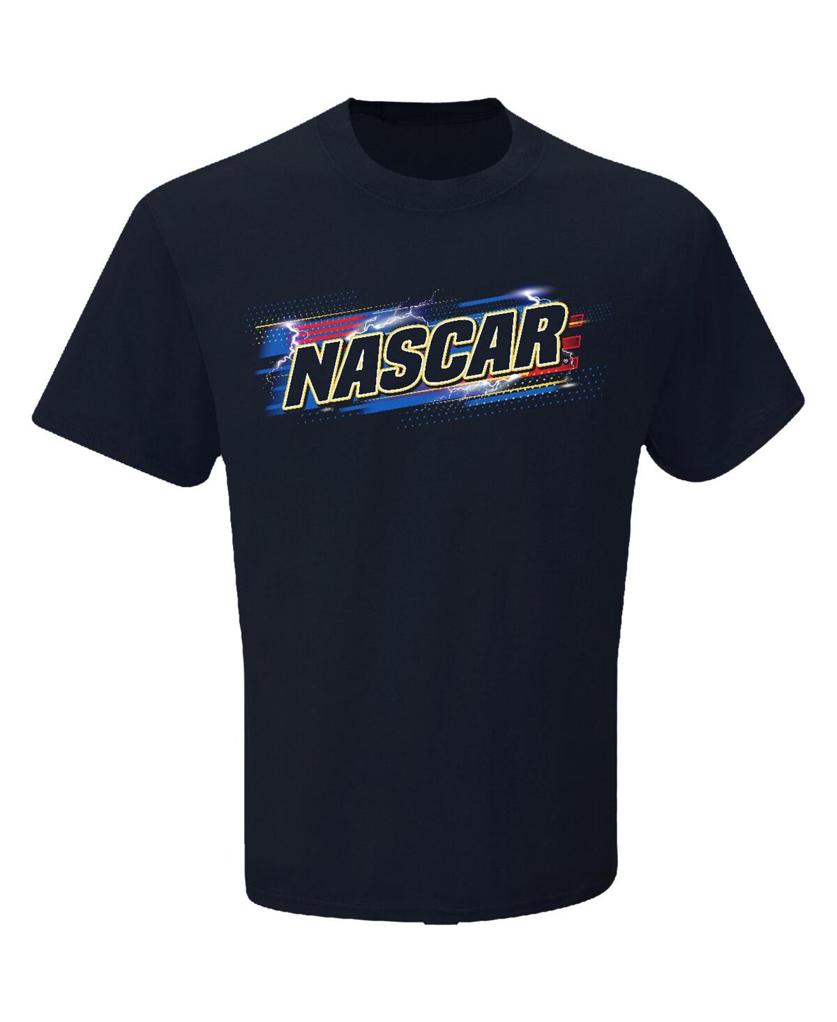 Checkered Flag Sports Men's Navy Nascar Lightning T-shirt In Navy