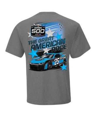 Men's Heather Charcoal Daytona International Speedway 2025 Daytona 500 Graphic T-Shirt