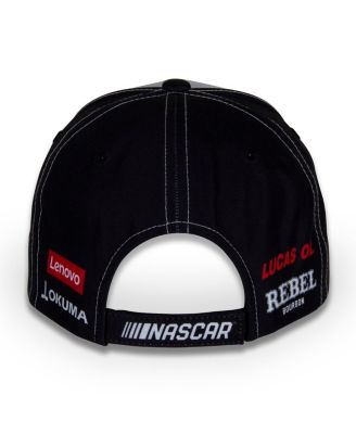 Men's White/Black Kyle Busch Cheddars Uniform Adjustable Hat