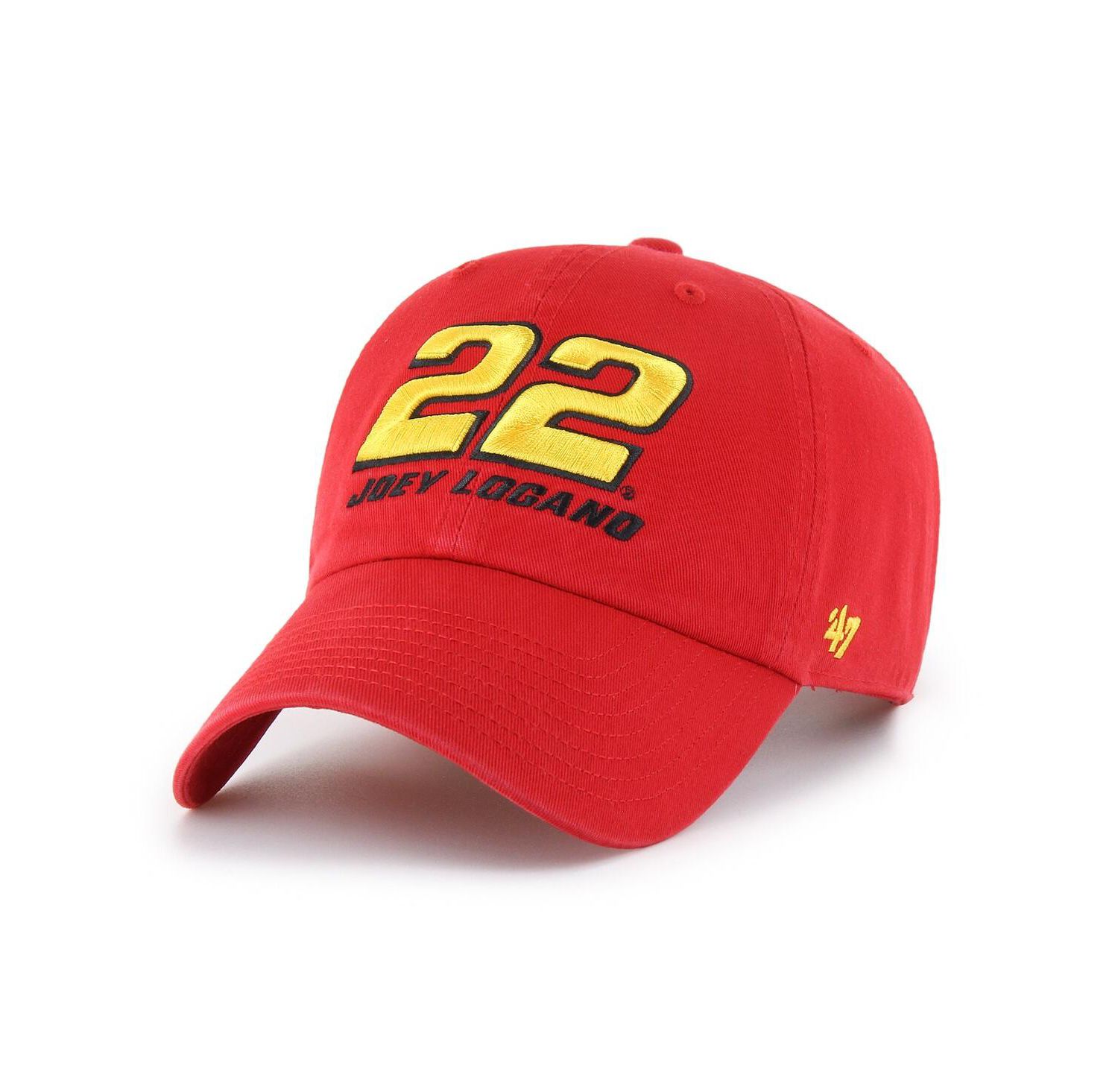 Red Joey Logano Clean Up Adjustable Hat