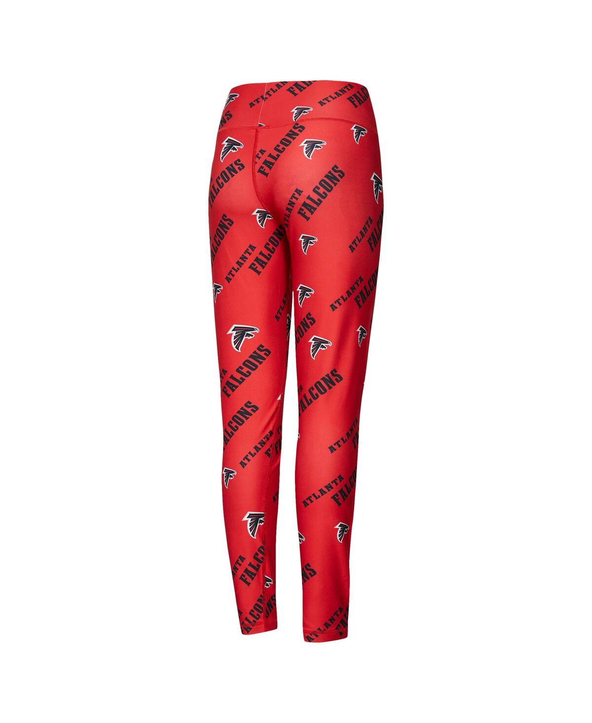 Concepts Sport Red Tampa Bay Buccaneers Breakthrough Allover Print Leggings In Red