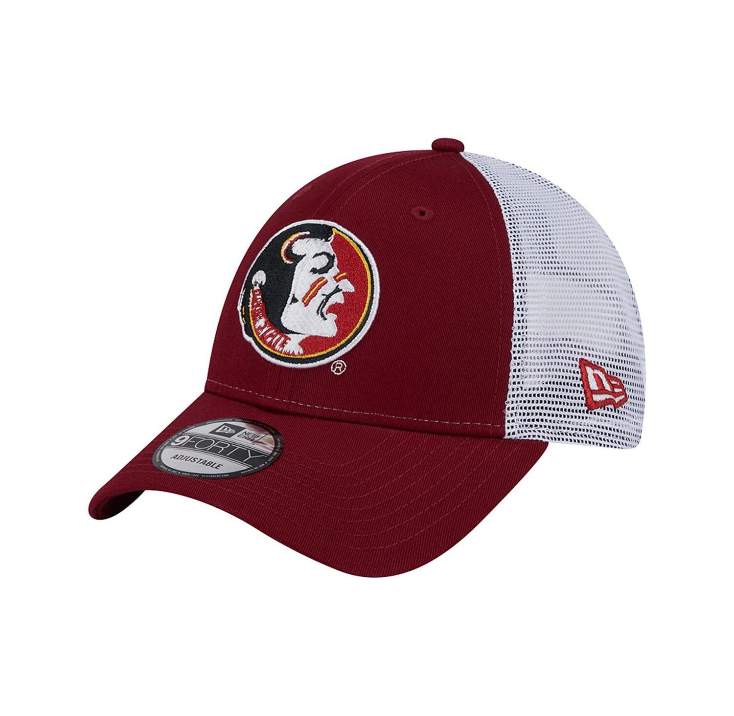 Men's Garnet Florida State Seminoles Trucker 9FORTY Adjustable Hat