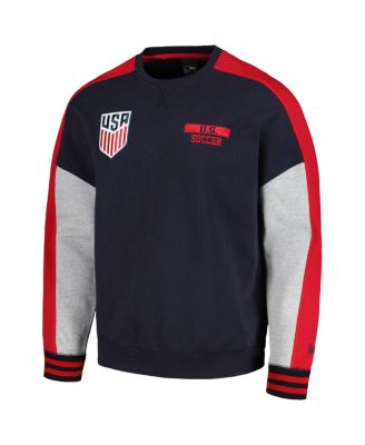 Men's Navy USMNT Athleisure Pullover Sweatshirt