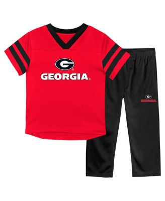 Outerstuff - Baby Boys and Girls Georgia Bulldogs Two-Piece Red Zone Jersey Pants Set