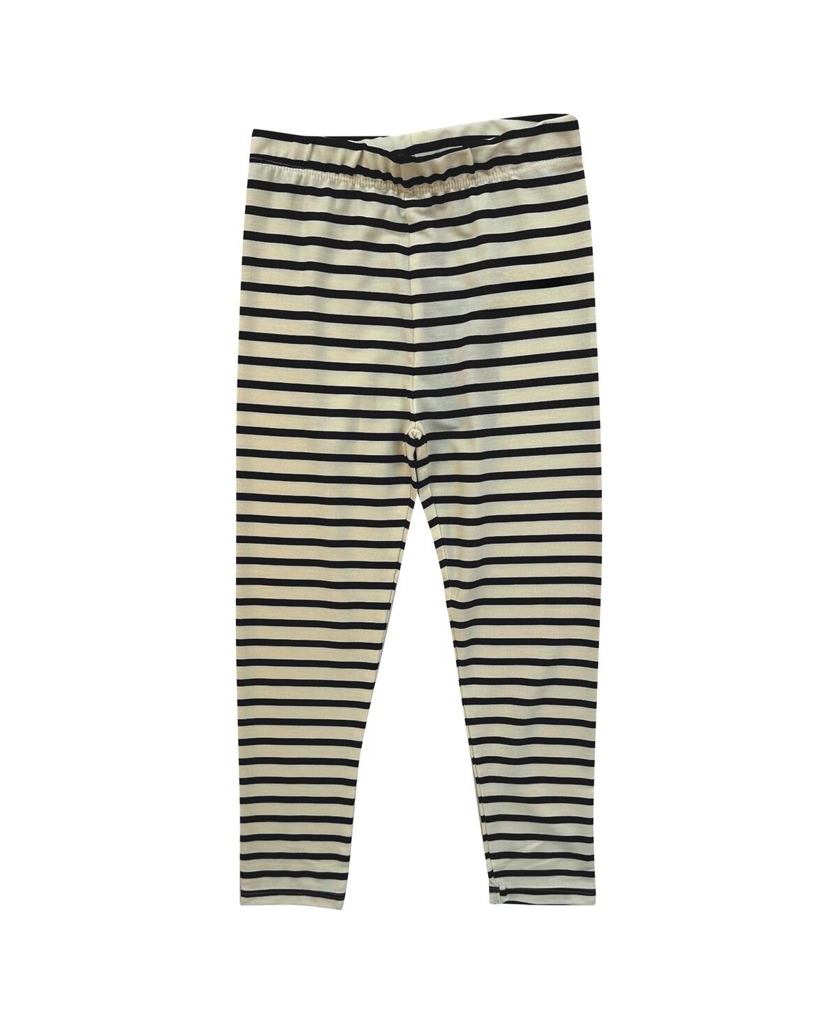 Wes & Willy Baby Boys And Girls Purdue Boilermakers Long Sleeve Top And Striped Leggings Set In Black