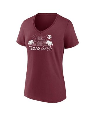 Women's Maroon Texas A&M Aggies Fundamentals Region Draw T-Shirt