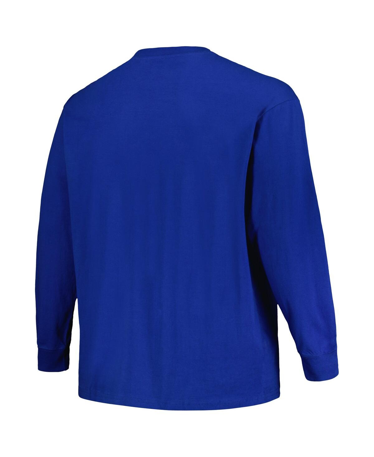 Profile Men's Royal Air Force Falcons Big Tall Color Arch Long Sleeve T-shirt In Royal