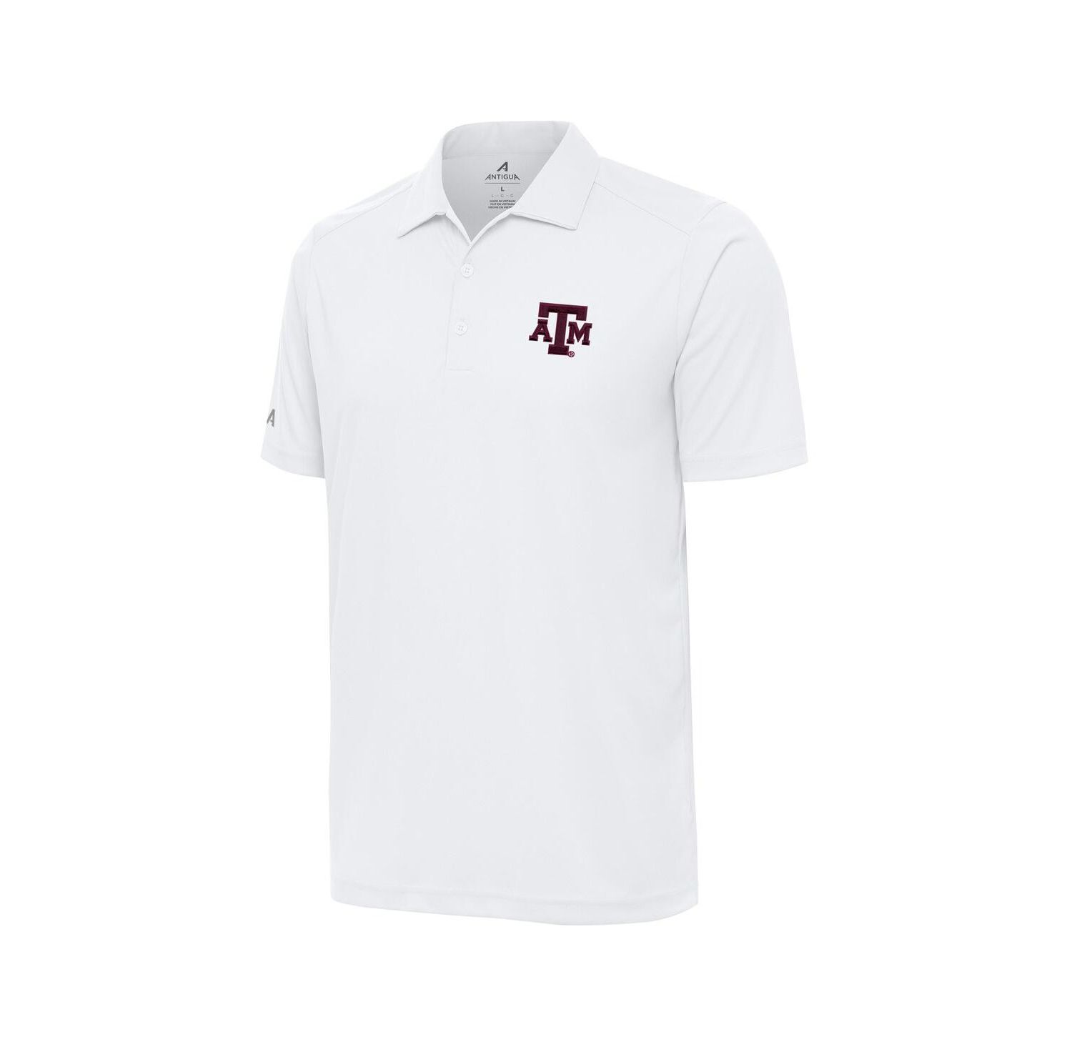 White Texas A&M Aggies Antigua Tribute Polo Shirt