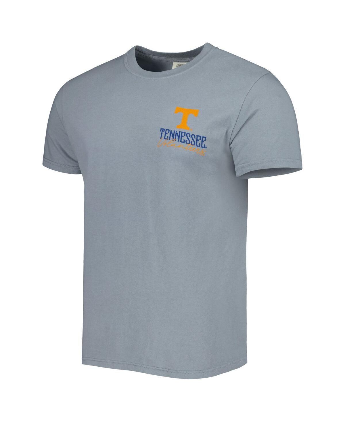Image One Men's Charcoal Tennessee Volunteers Hyperlocal T-shirt In Gray