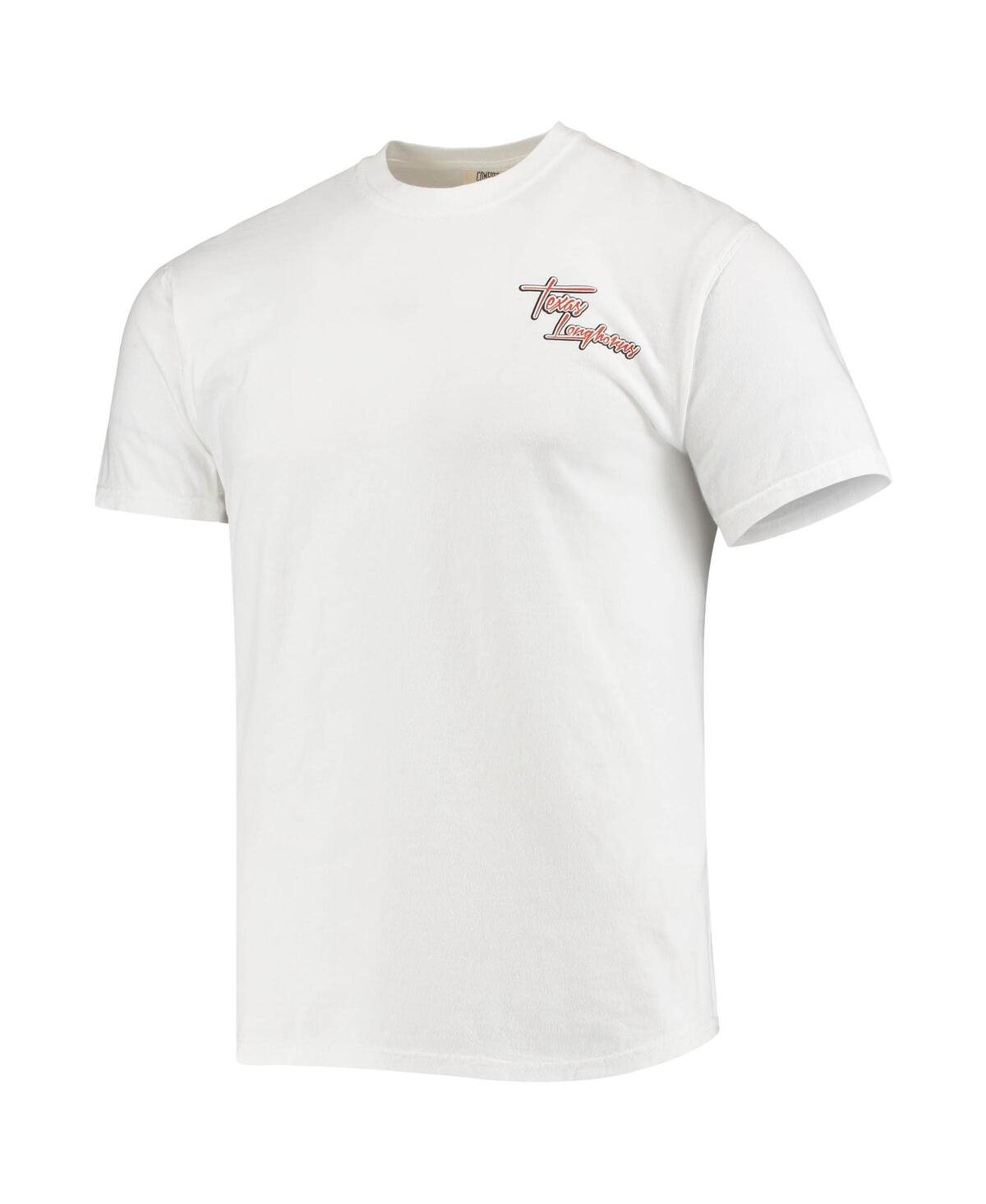 Image One White Texas Longhorns Mascot Bandana T-shirt In White