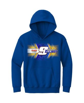 Big Boys and Girls Royal Chase Elliott NAPA Car Pullover Hoodie