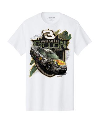 Men's White Austin Dillon Bass Pro Shops Car T-Shirt