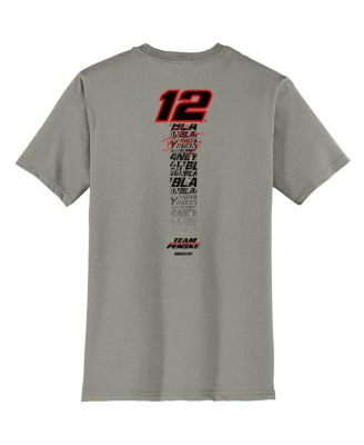 Men's Gray Ryan Blaney Lifestyle T-Shirt