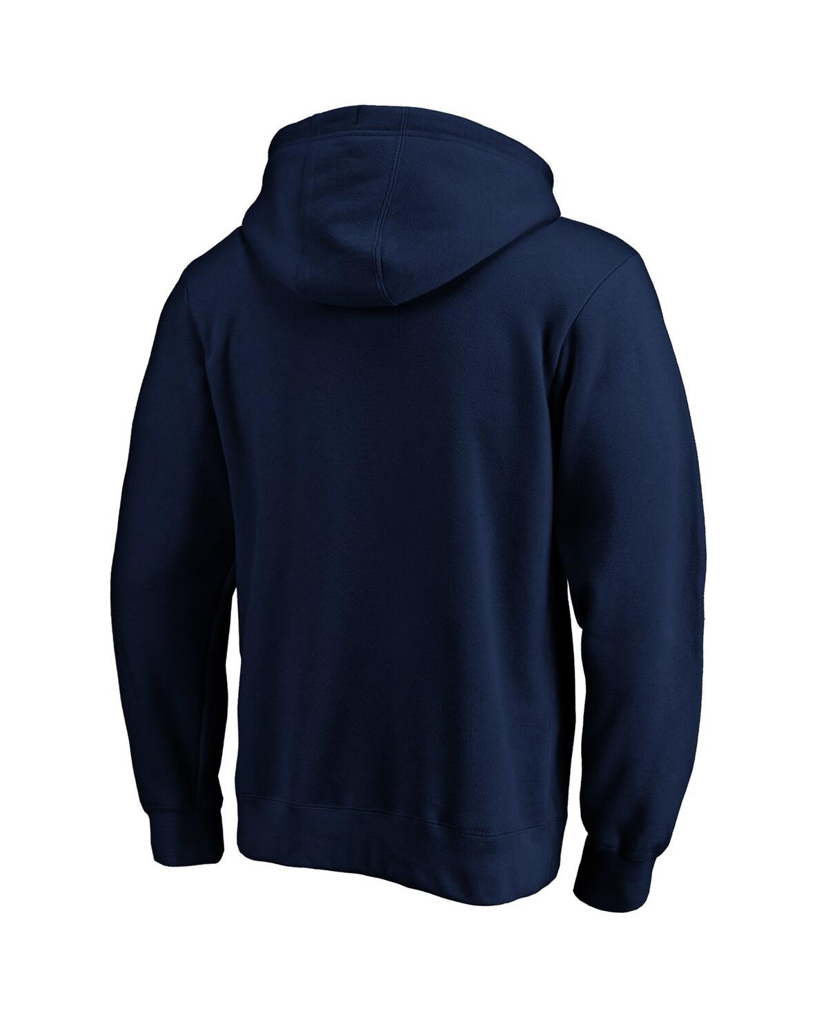 Shop Fanatics Mto Label Men's Navy Milwaukee Brewers Heart Soul Pullover Hoodie