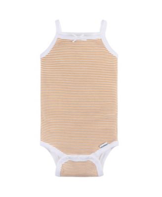 Baby Girls 4-Pack Sleeveless Onesies Bodysuits