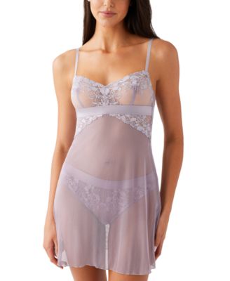 b.tempt'd - Women's Opening Act Lace Fishnet Chemise