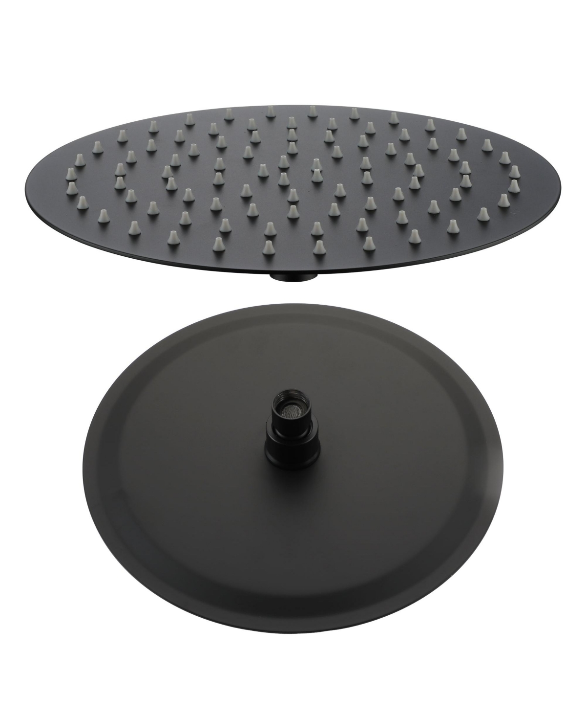 10 Inch Round 304 Stainless Steel Rain Shower Head - High Pressure, Easy Install, 360Â° Adjustable, Rust-Resistant, with Air-Injection Technology - Ma