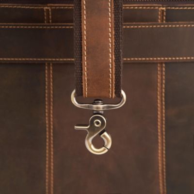 Slim Leather Briefcase - Sleek & Elegant - Perfect for Daily Usage